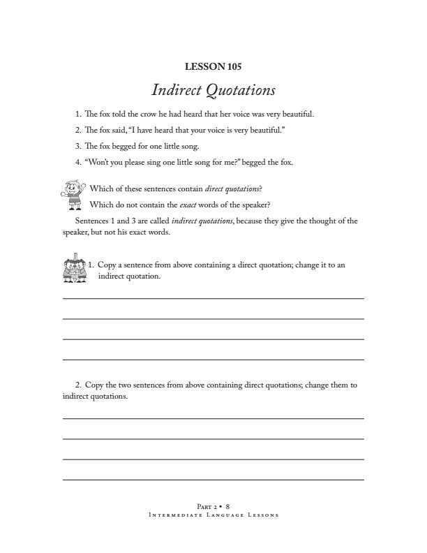 Intermediate Language Lessons-Part 2