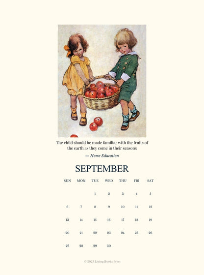 2026 Charlotte Mason Calendar