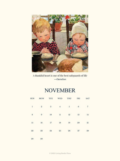 2026 Charlotte Mason Calendar