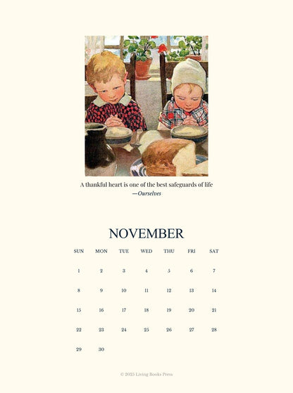 2026 Charlotte Mason Calendar
