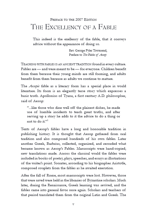 Aesop's Fables with Scripture References