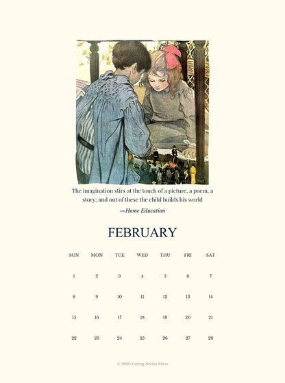 2026 Charlotte Mason Calendar