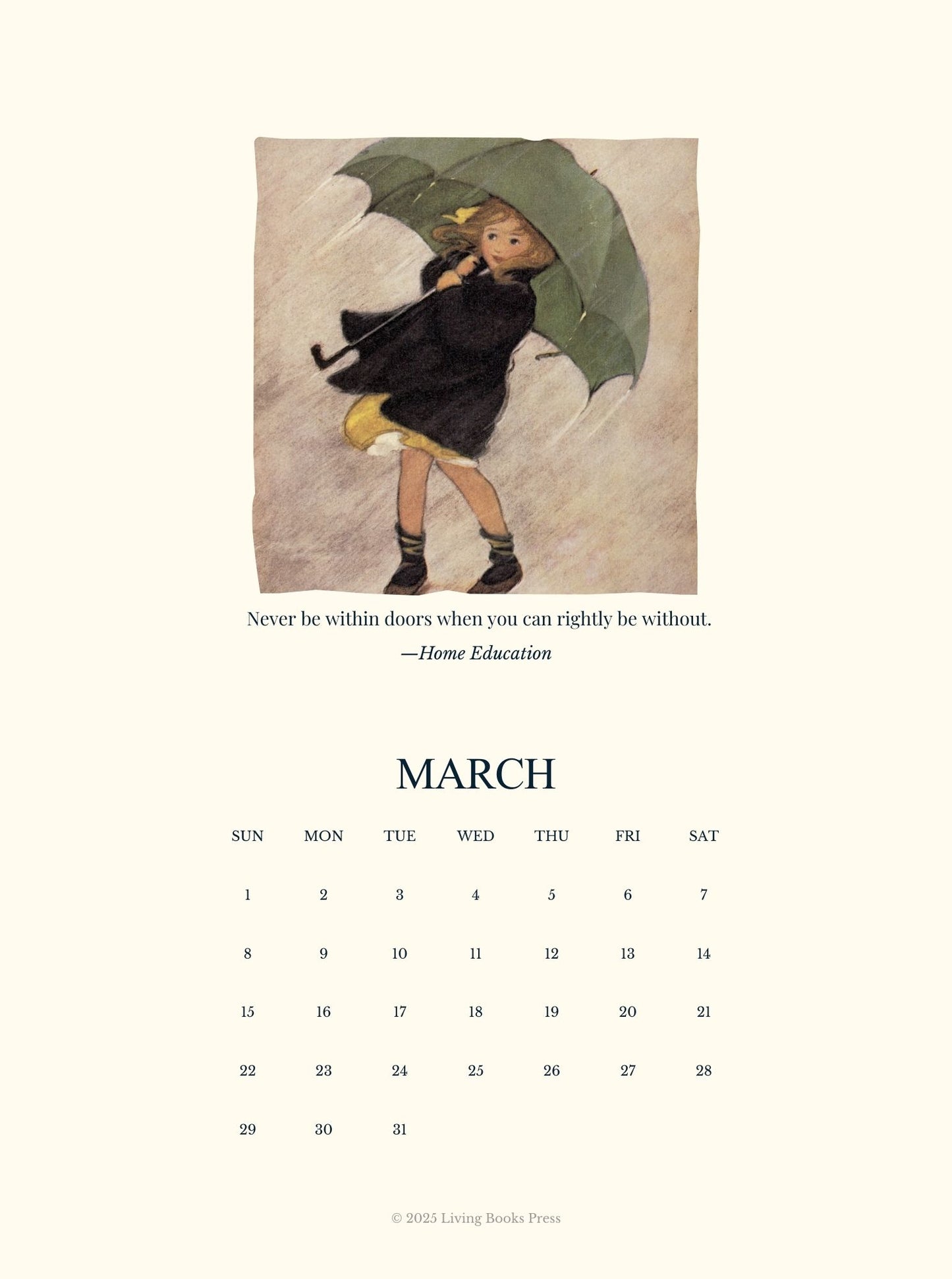 2026 Charlotte Mason Calendar