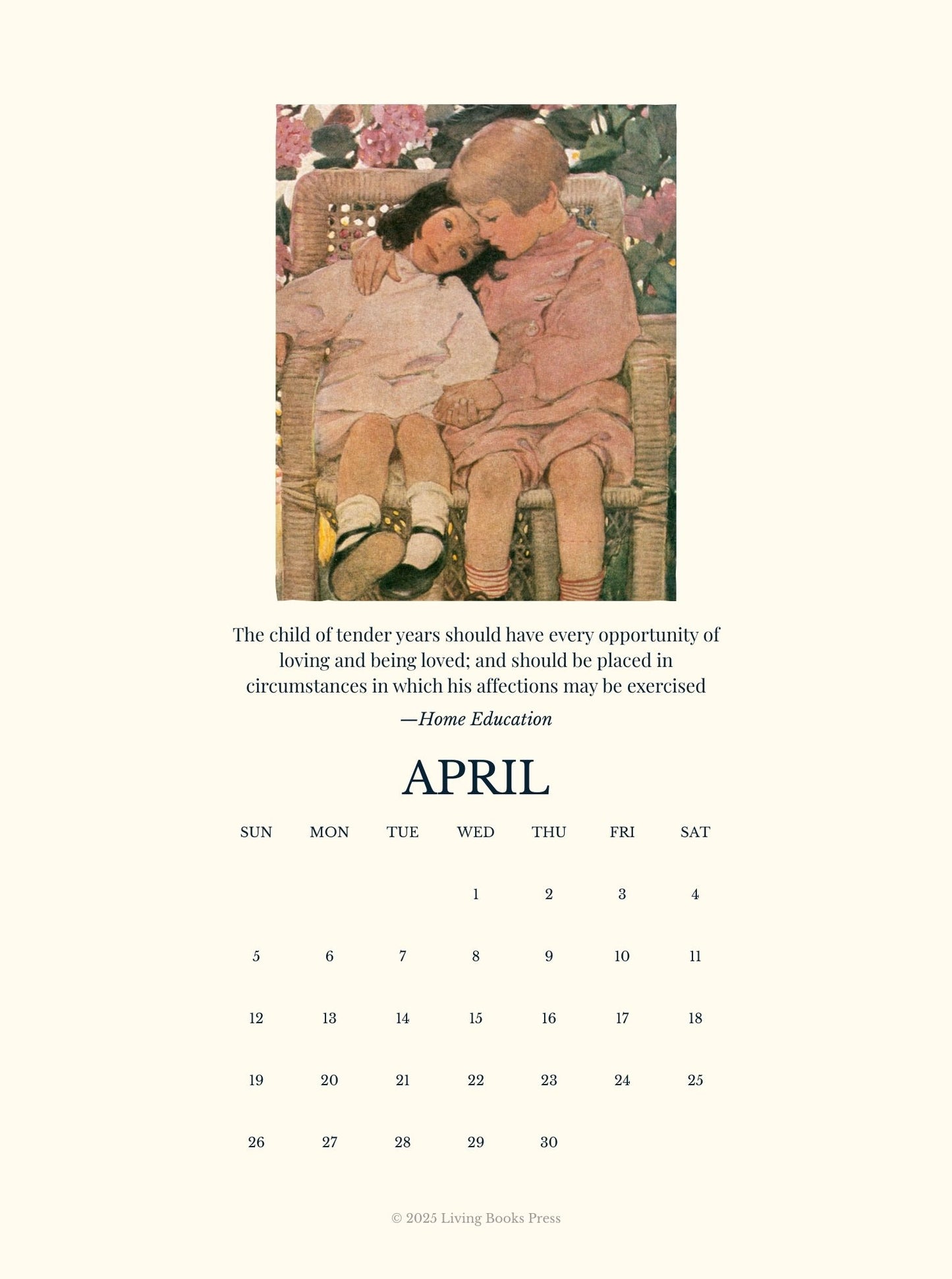 2026 Charlotte Mason Calendar