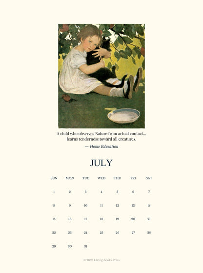 2026 Charlotte Mason Calendar