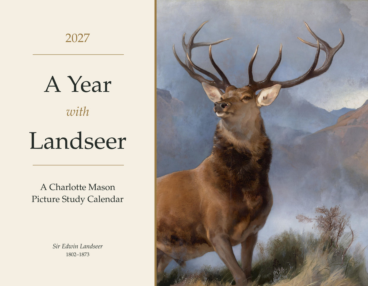 A Year with Landseer-2027 Charlotte Mason Picture Study Calendar