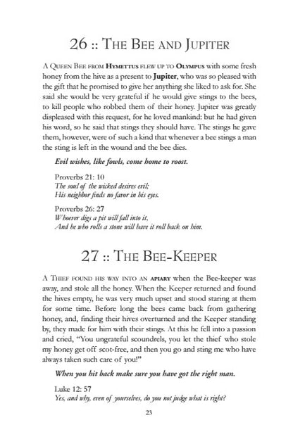 Aesop's Fables with Scripture References