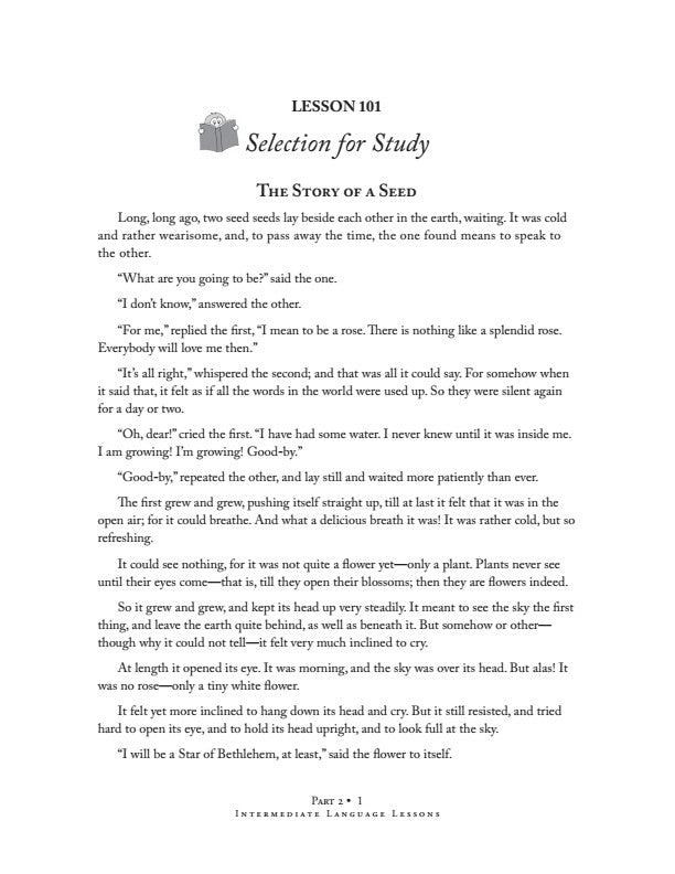 Intermediate Language Lessons-Part 2