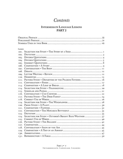 Intermediate Language Lessons-Part 2
