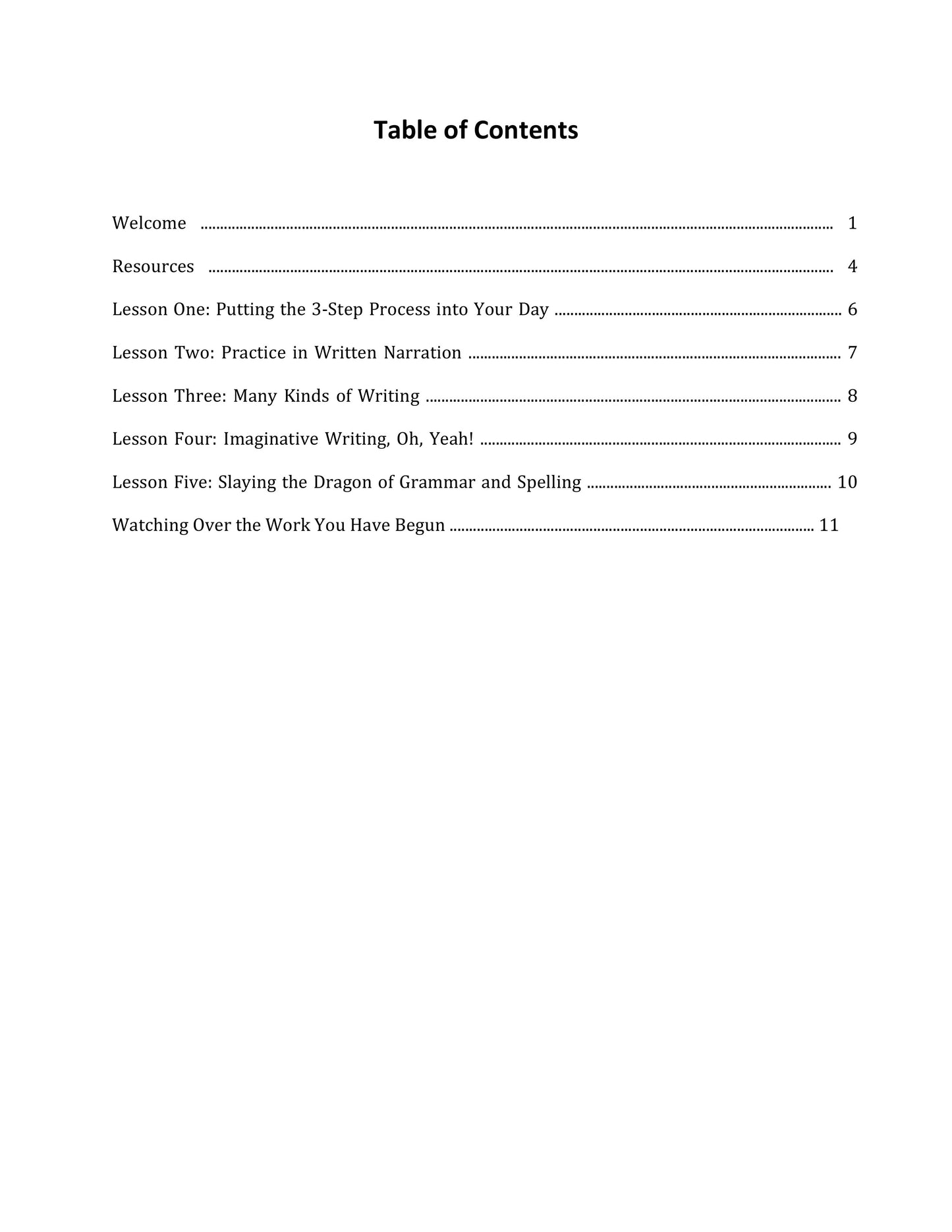 Writing the Charlotte Mason Way