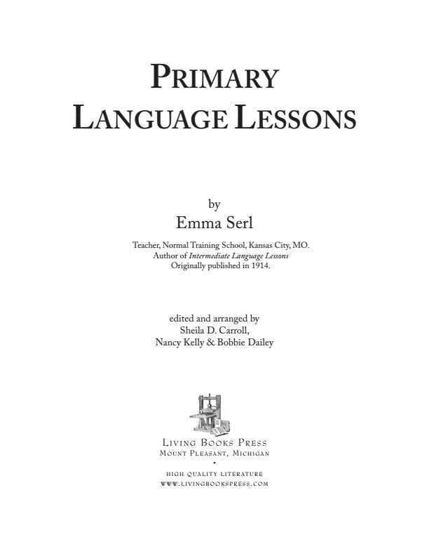 Primary Language Lessons