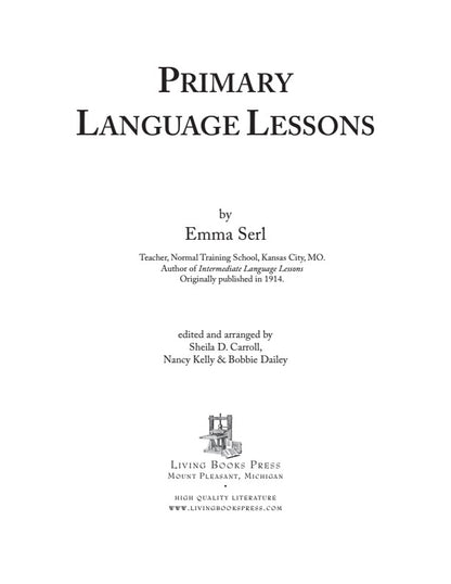 Primary Language Lessons