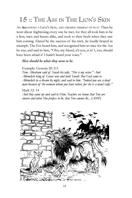 Aesop's Fables with Scripture References