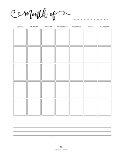 Nature Study Seasonal Planner: Weekly Prompts, Nature Walks, Copy Work & Yearly Plan